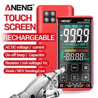 ANENG 621A Smart Digital Multimeter Touch Screen Multimetro Tester transistor 9999 Counts True RMS Auto Range DC/AC 10A Meter