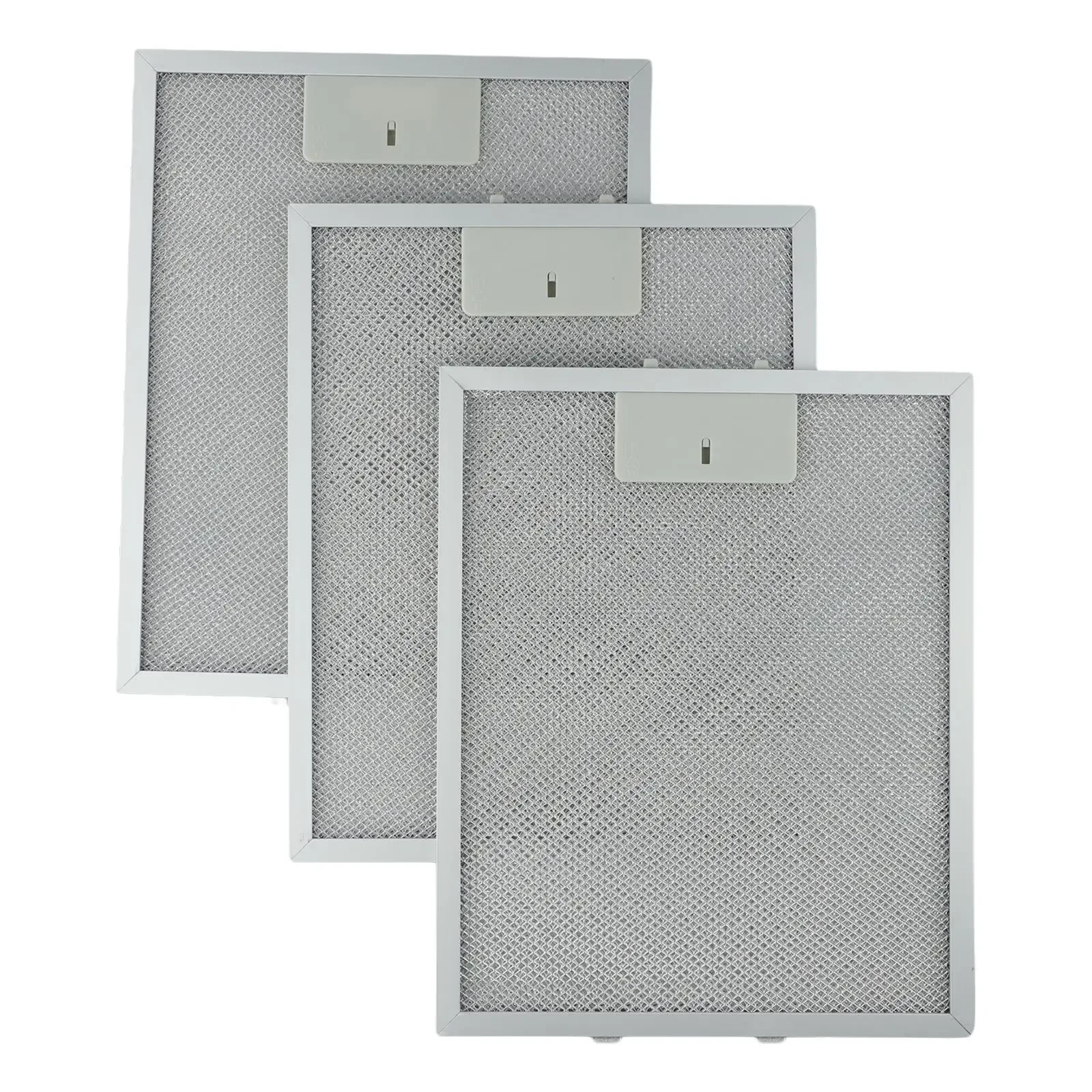 

Efficient Metal Mesh Extractor Vent Filter Set of 3 Compatible with Most Leading Brand Range Hoods for Best Results