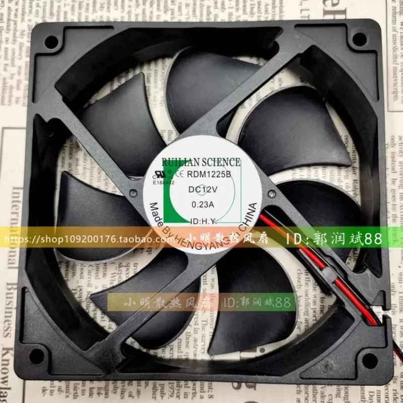 New Fan For XINRUILIAN RDM1225B DC12V 0.23A 12025 120*120*25mm Cooling Fan 120*120*25mm