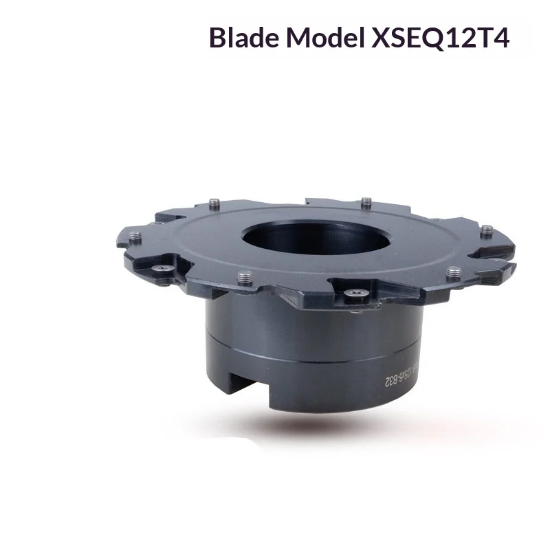 SMB Series Three-edge Milling Cutter T-slot SMP 50 63 80 100 125 CNC PT02 Indexable Expendable Face Milling Cutter XSEQ12/03/T3