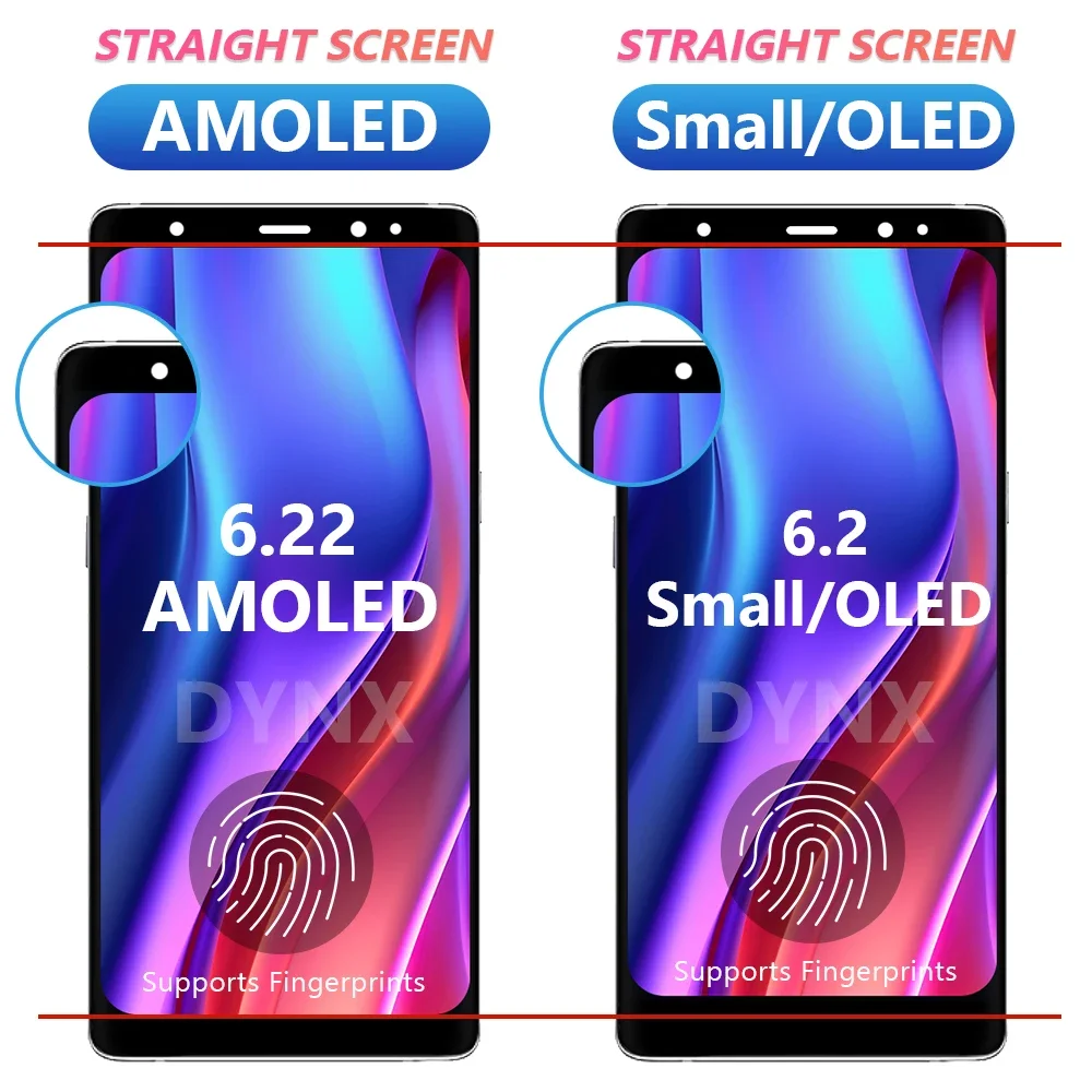 100% Tested AMOLED For Samsung Galaxy Note8 SM-N950A N950U LCD Touch Screen LCD For Samsung Galaxy Note 8 N950 Display