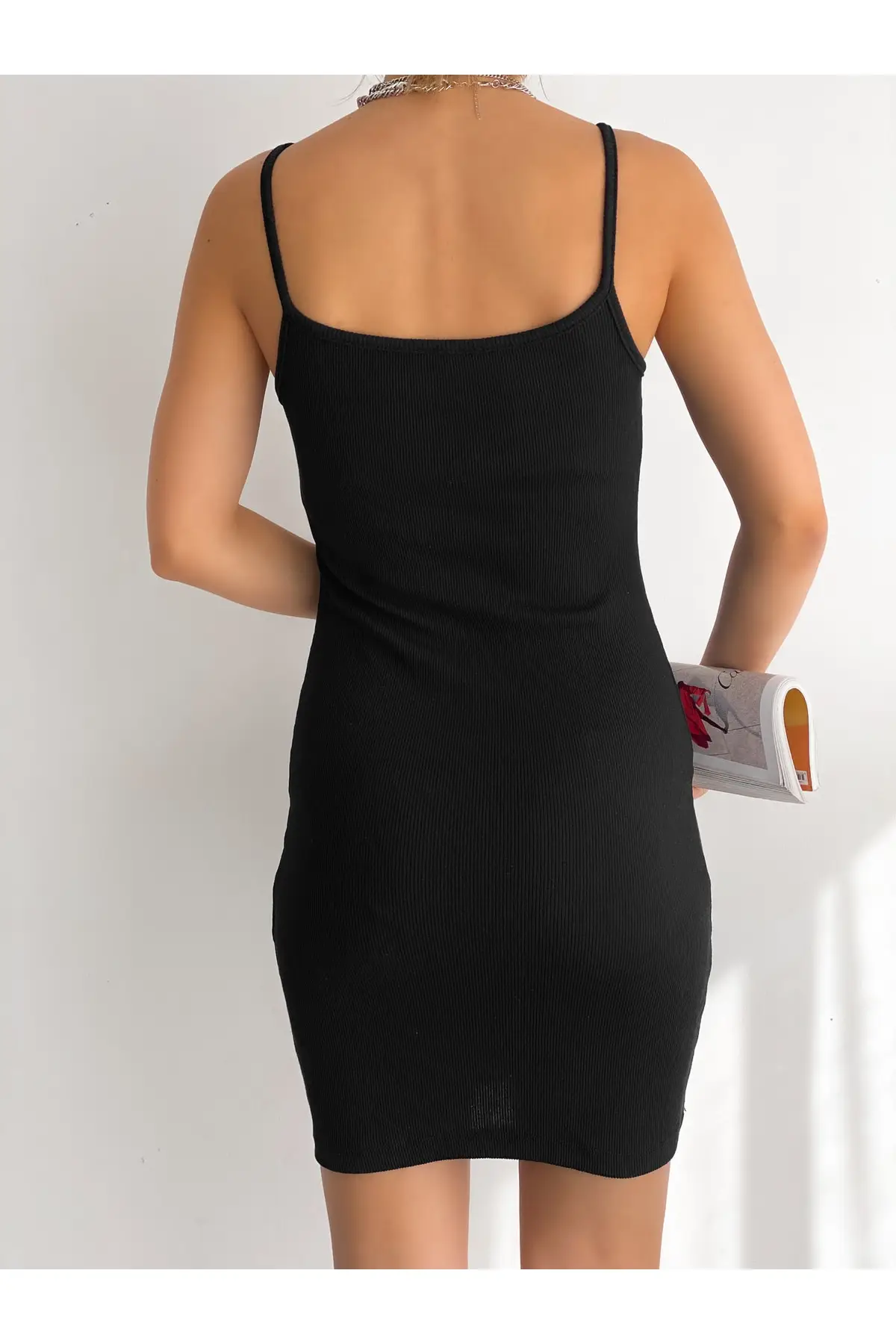 المرأة حبل حزام بروتيل زر مفصل فستان مصغر أسود أنيق فلامبوينت مثير جدا 2022 نموذج فستان عالي الجودة