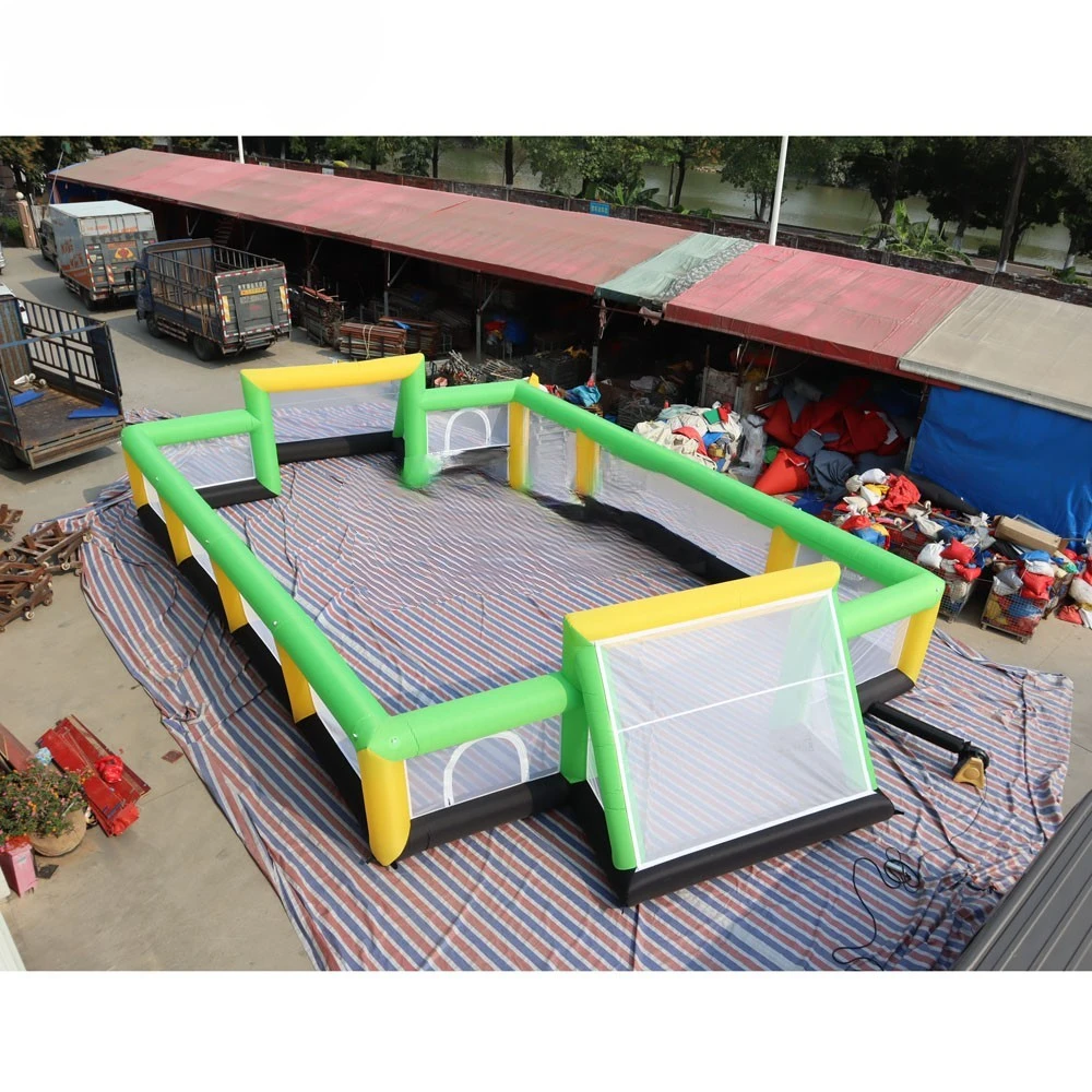 soccer field Inflatable soccer field (with fence, bumper ball) Inflatable  Large soccer field for sports activities Oxford