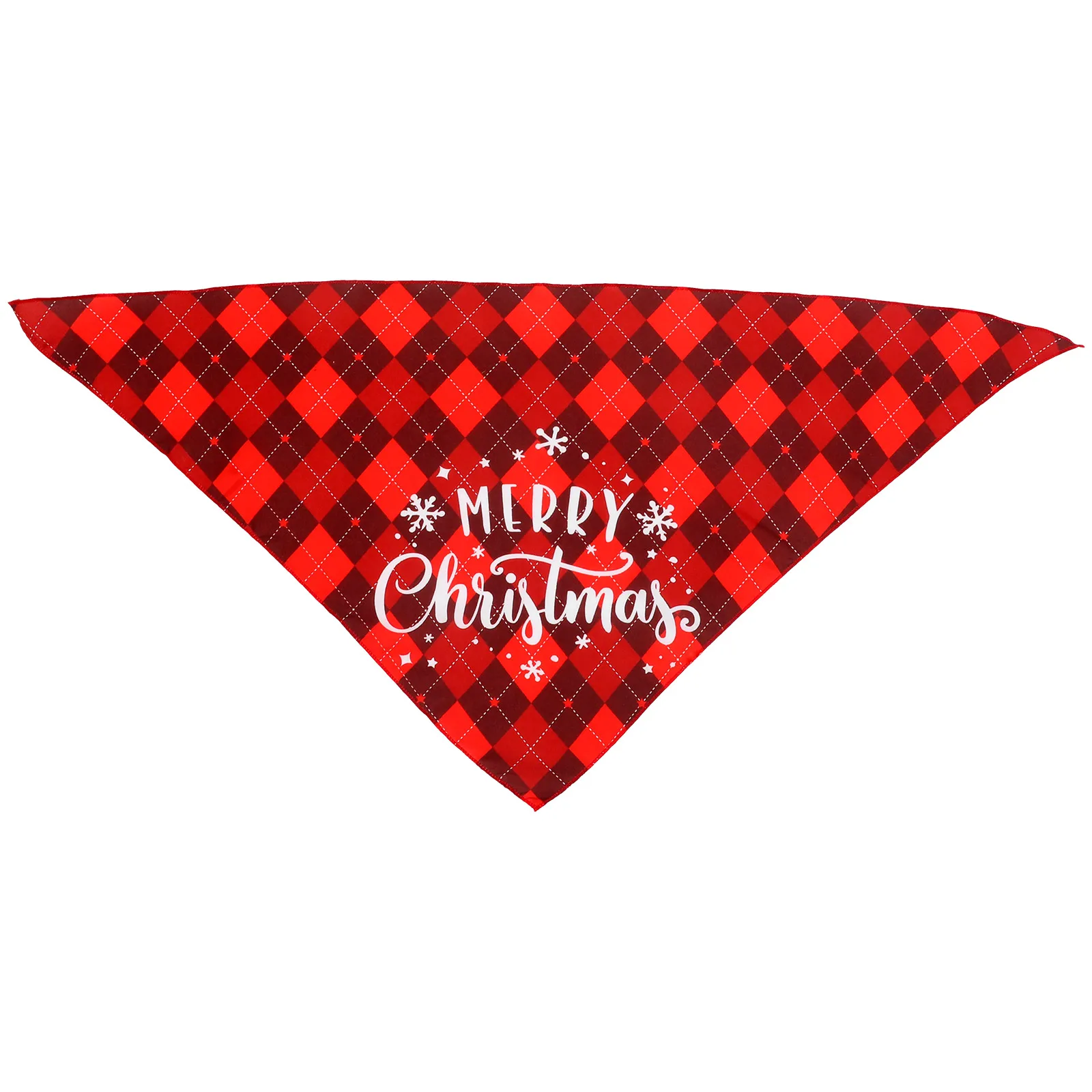 

Washable Dog Christmas Saliva Towel Vacation Scarves Cute Polyester My Pet Scarf