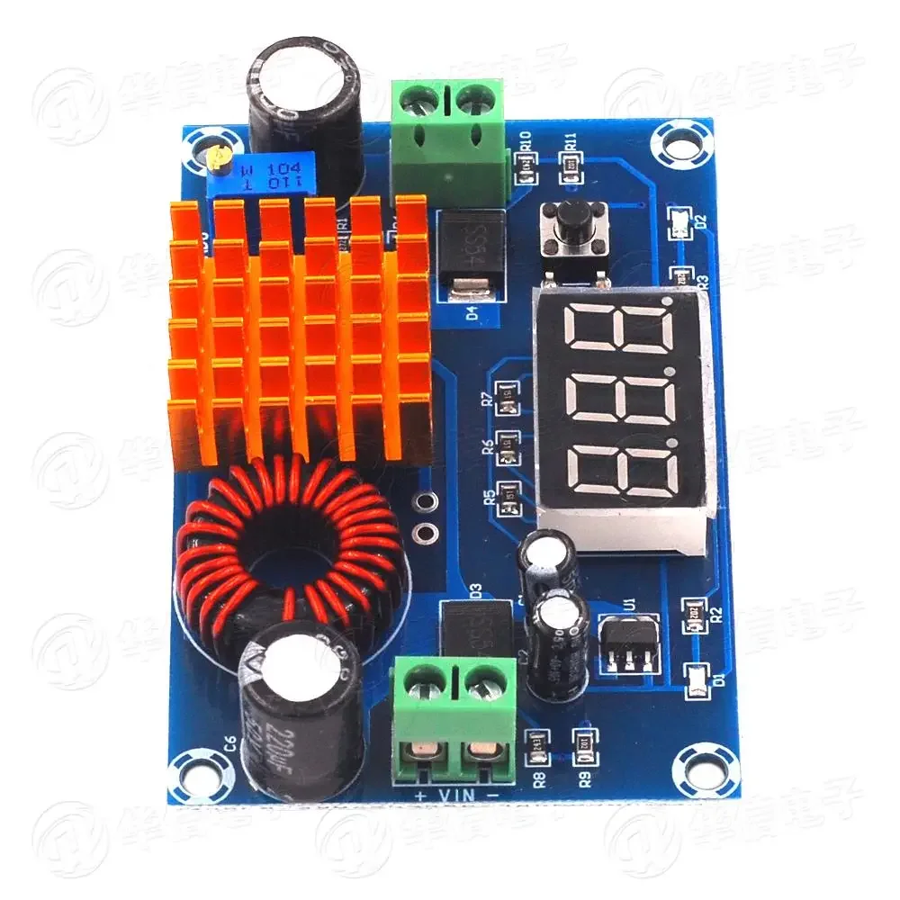 10pcs/lot XH-M411 DC-DC Digital Boost Board Boost Module, High-power  5-45V Output 5A