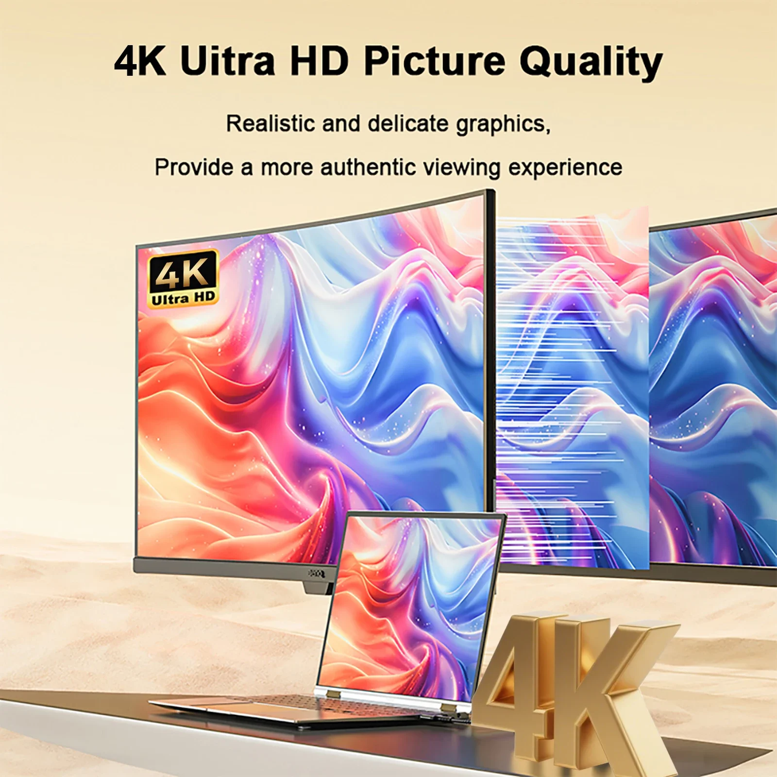 TYPE C to HDMI 2.0 Compatible Cable 4K@60HZ USB Type C to HDMI1.4 Cable HDTV Converter 4K30Hz for MacBook iPad Pro Samsung