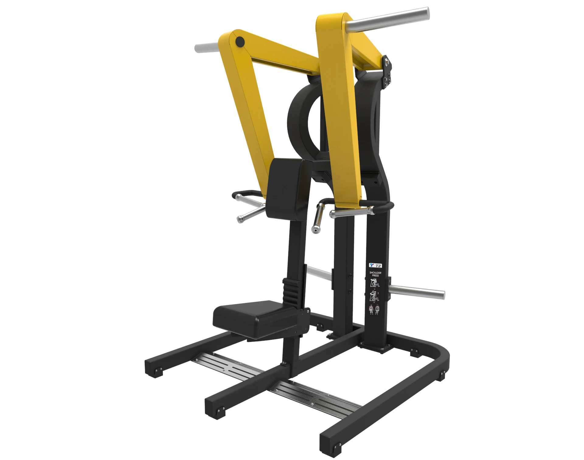 

Fitness Equipment Commercial Gym Use Plate Loaded Low Row Machine Commercial
