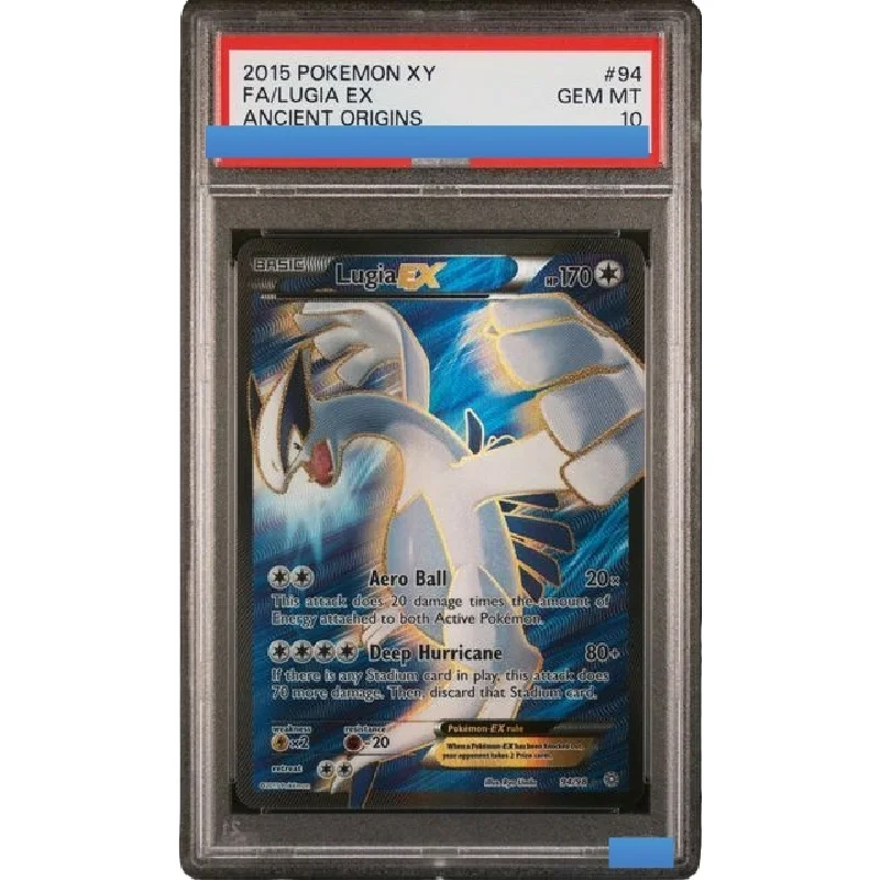 

Proxy POKEMON XY ANCIENT ORIGINS #94 LUGIA EX ANCIENT ORIGINS Authentication Grading 10 Collection Game Card