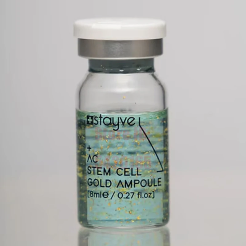 8 ml Stayve Akne Stem Cell Gold Ampulle BB Serum Glow Skin Irrtation Akne Recover Facial Essence Brightening Skin Moisturize Care