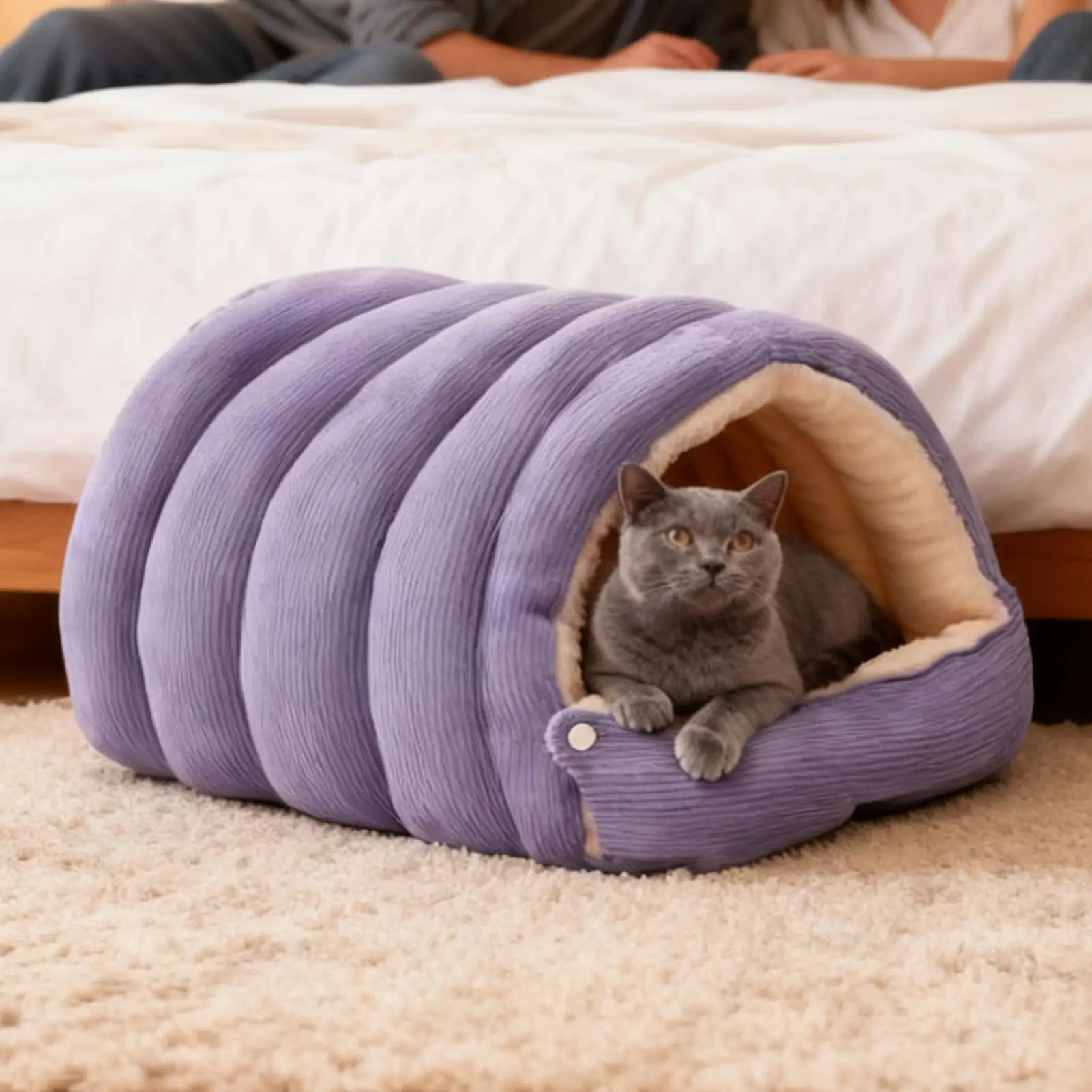 Thumbnail 4 - #13 Latest Enclosed Cat Cave Beds Offers