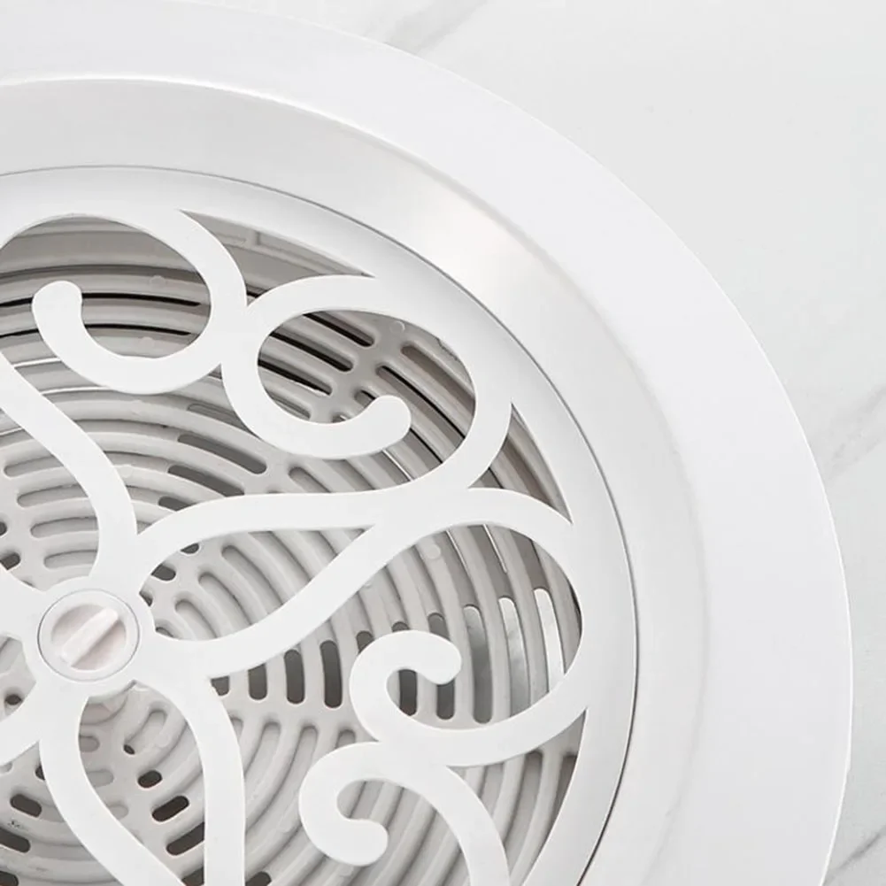 

Adjustable Air Volume Round Air Vent with Built in Screen Grid for Central Air Conditioning Premium ABS Material