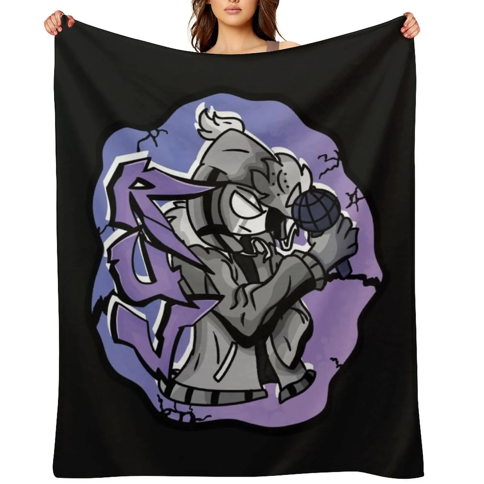 

fnf cool ruv graffiti art Throw Blanket christmas decoration Bed Fashionable Vintage for winter Blankets