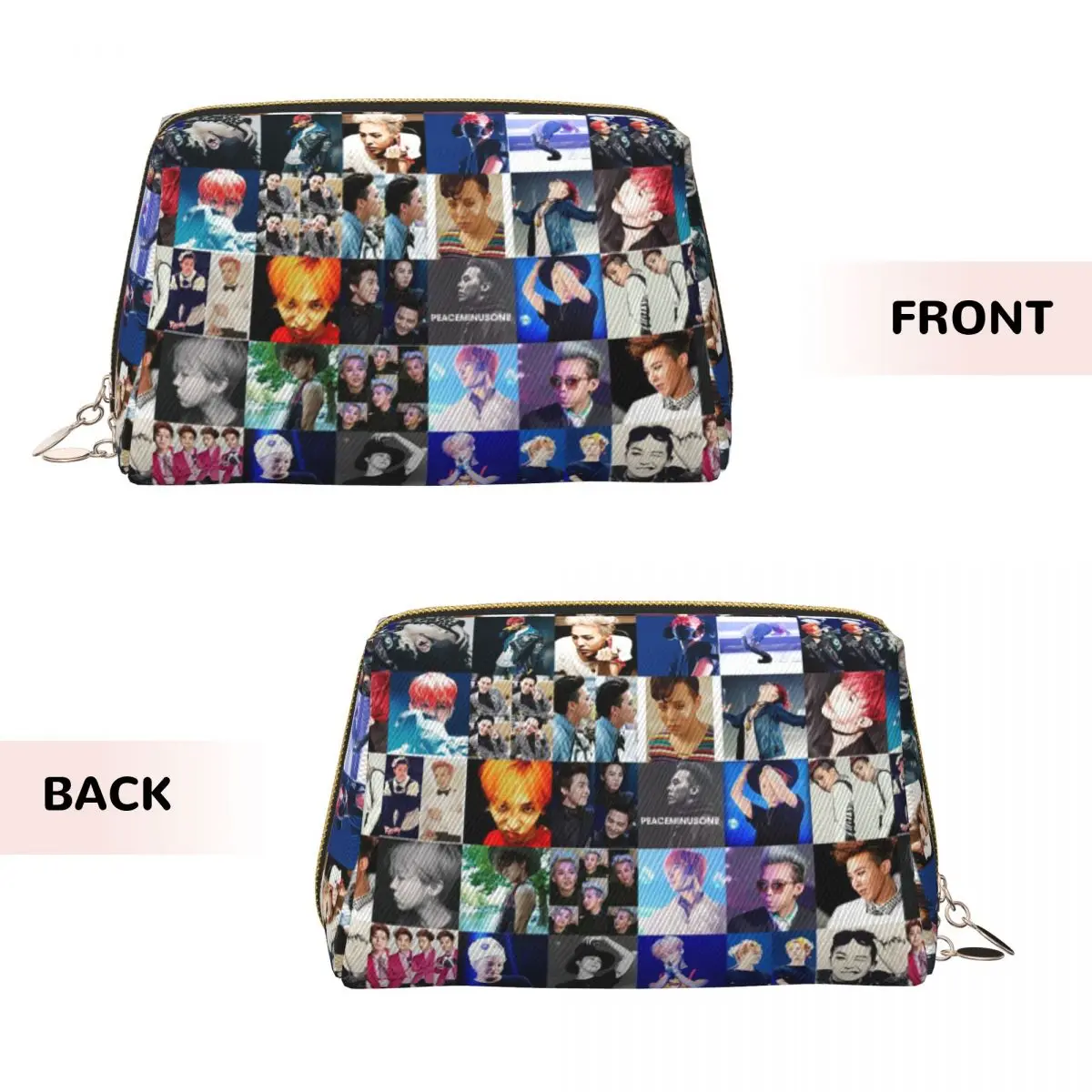 G Dragon Women Cosmetic Bag Travel Makeup Organizer Pouch Toiletry Storage Dopp Kit Case
