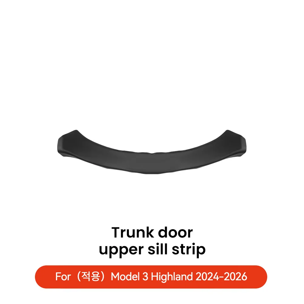 YZ Kofferbakbeschermer voor Tesla Model 3/Y/YL Highland Juniper Anti-kras TPE Mat Achterste Laadklep Drempel Afdekking Bumper