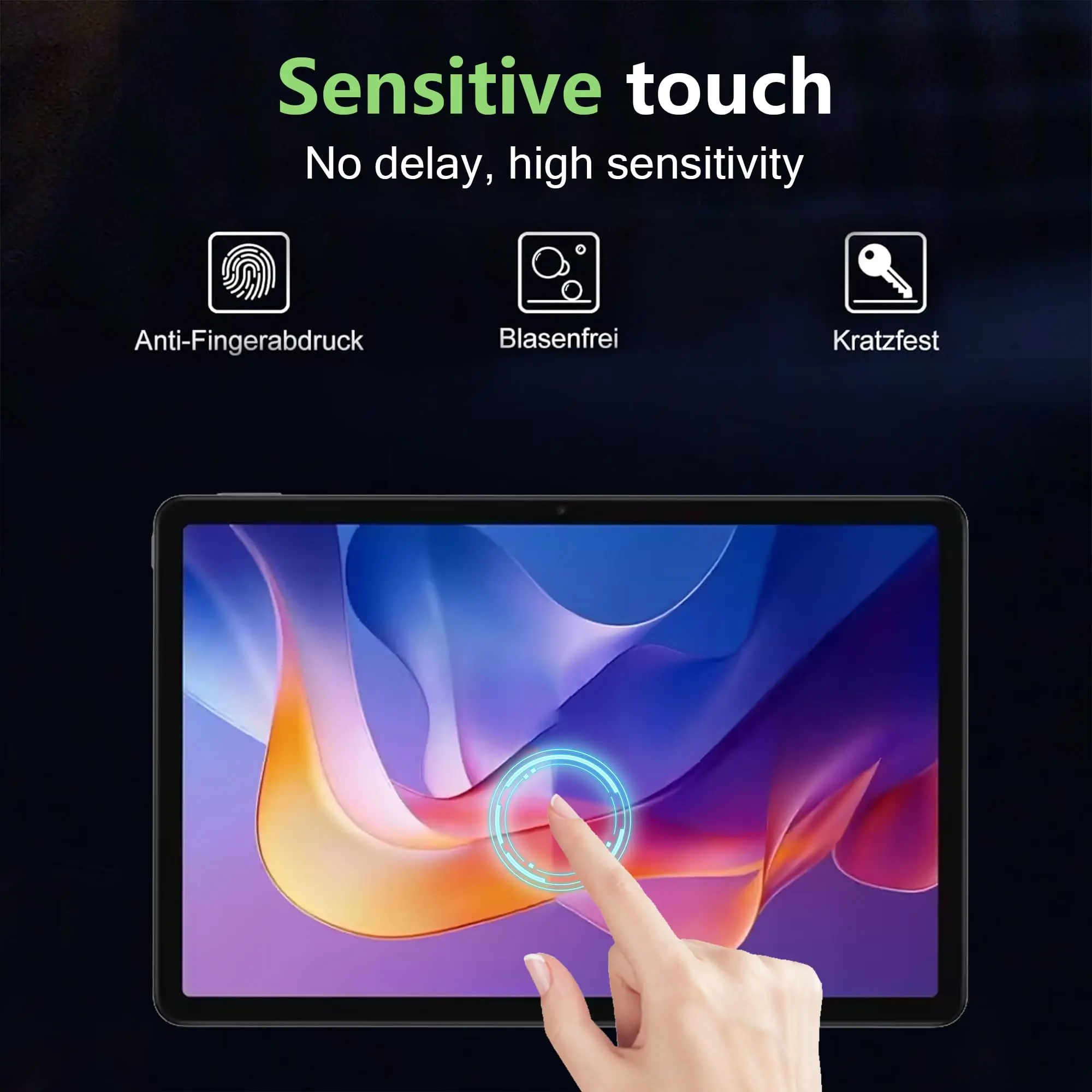 레드미 패드2 스크린 보호필름 및 카메라 보호필름 (레드미 패드 2 11인치용) 강화유리 스크린 보호필름 2개 및 렌즈 보호필름