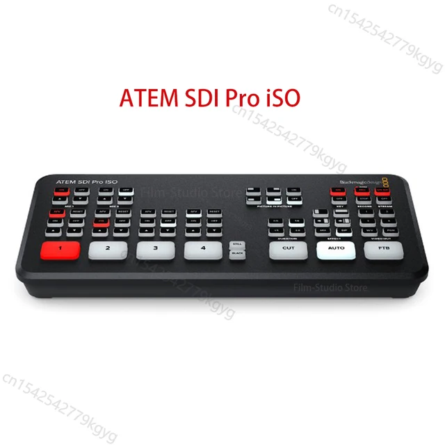 Blackmagic Design ATEM SDI /ATEM Pro IOS Extreme IOS Media Ideo Switcher Audio Mixer Green Screen for Live Streaming Recording