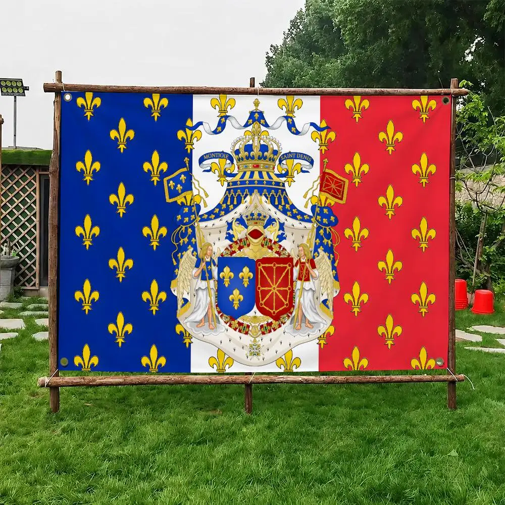 Napoleonic French Vintage Flags Soft Durable Tapestry Skin-friendly For Outdoor Party Home Living Room Bar Bedroom Decoration