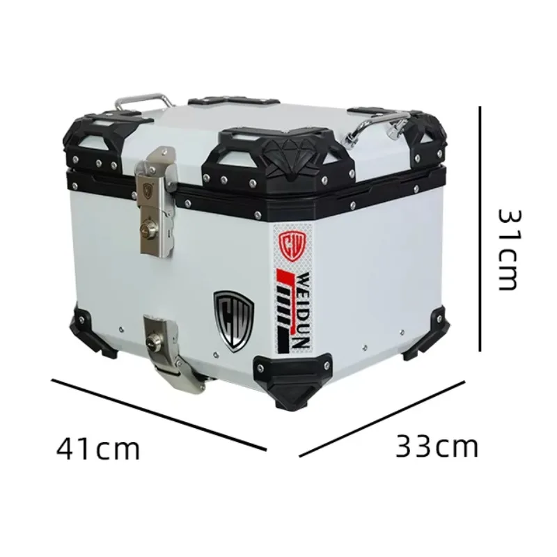 

STLF 45L Motorcycle Accessories Ventilated Top case Cheap Motorcycle Tail Box Scooter Cargo Case