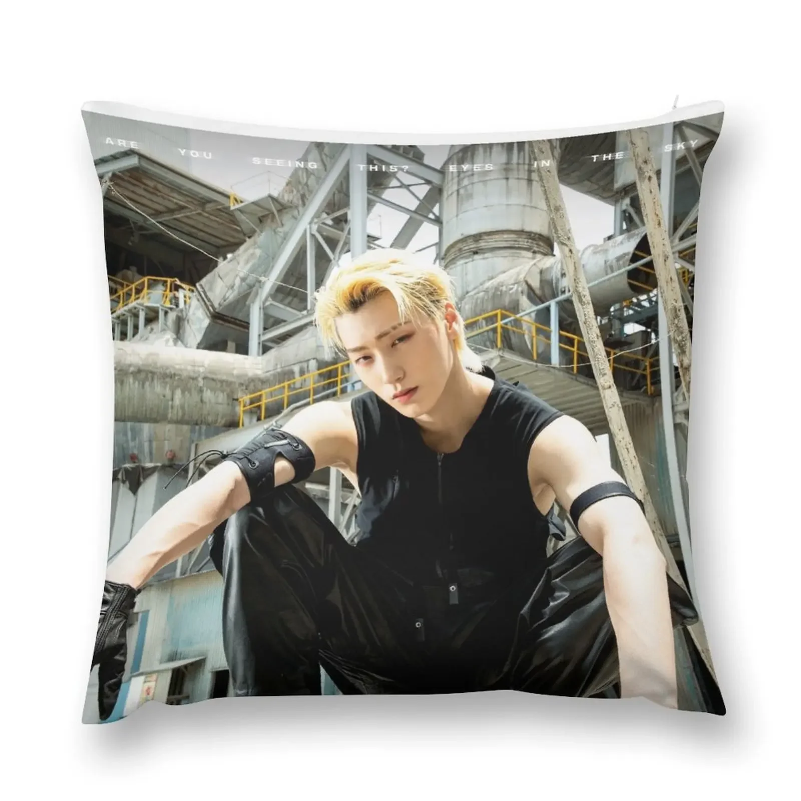 

ATEEZ SAN THE WORLD EP.1 : MOVEMENT GUERRILLA Throw Pillow Pillowcases For Pillows Pillowcases pillow