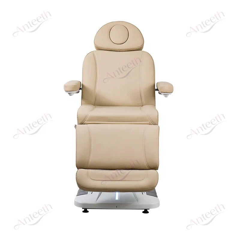 Durable Electric Treatment Bed 3/4 Motor Massage Chair With Foot Control Salon Beauty Bed