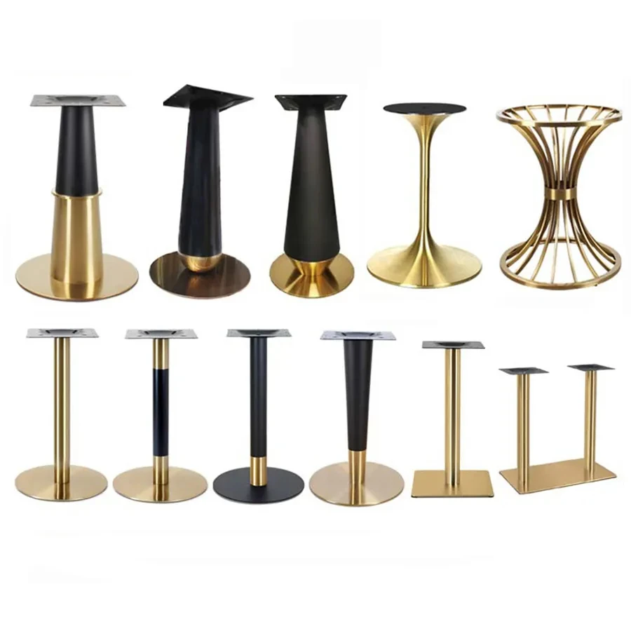 Unique Design Plate Type Hardware Table Leg Table legs Iron Metal Table Feet for Bar Office furniture leg