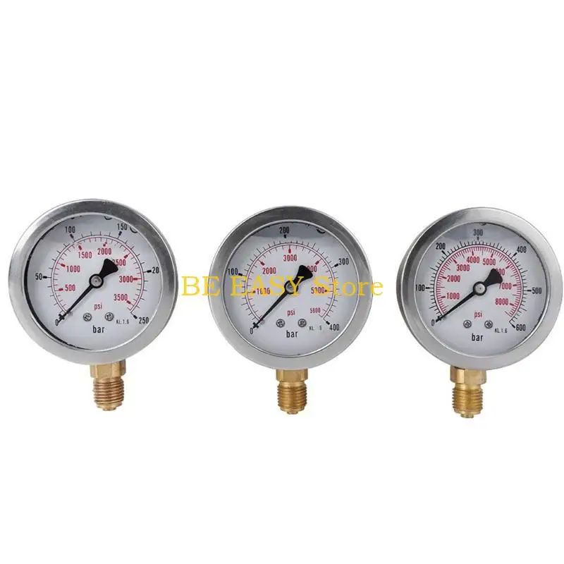 

E28F Hydraulic Pressure Gauge Excavator Pressure Test Kit With Testing Hose Gauge Coupling and Tools