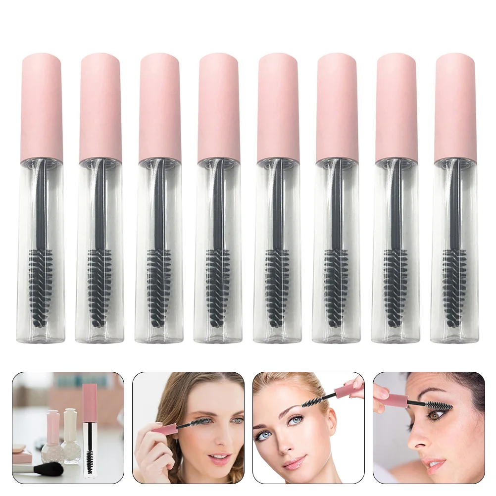 5 ชิ้นมินิมาสคาร่าหลอดรีฟิล Lash Serum ขวด Abs Eye Shadow Applicators Wands