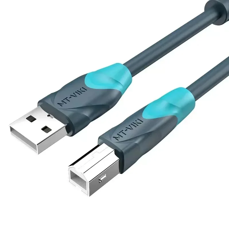 USB2.0 Square Port Printing 2.0 High Speed Fidelity Printing Dual Magnetic Ring Pure Copper Cable MT-VIKIUSB Printing Cable