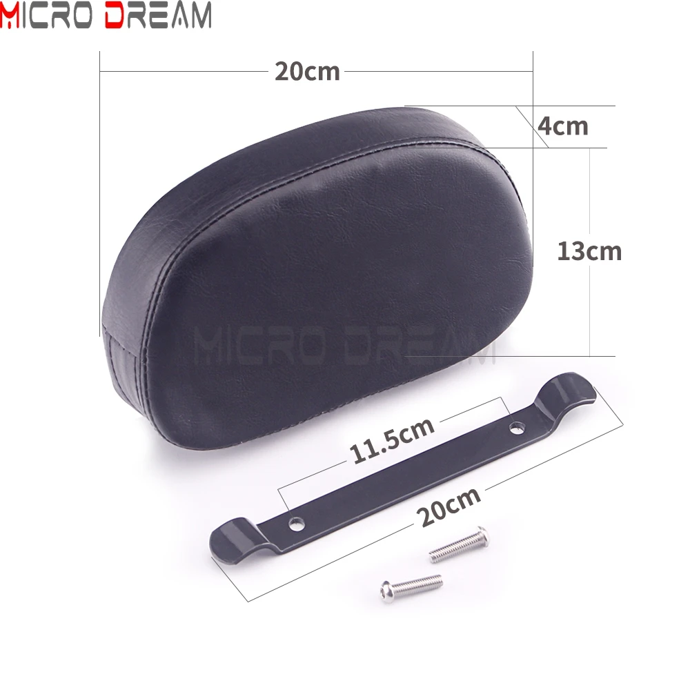 وسادة مسند الظهر للدراجة النارية للركاب الخلفي سيسي بار وسادة مسند الظهر لدراجة Harley Dyna Touring Softail Street Bob Low Rider 2018-Up #4