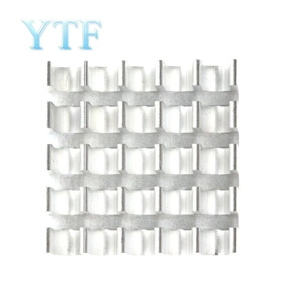 5PCS Heatsink Radiator Cooler Radiator 22x22x10MM High Quality Silver Slot Heat Sink 