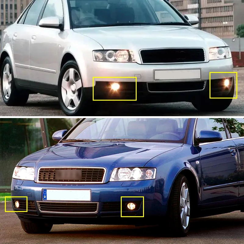 

Fog Light Assembly Front Bumper Signal Lamp Car Accessories Fit For Audi A4 B6 2000 2001 2002 2003 2004 2005 8E0941700 8E0941699