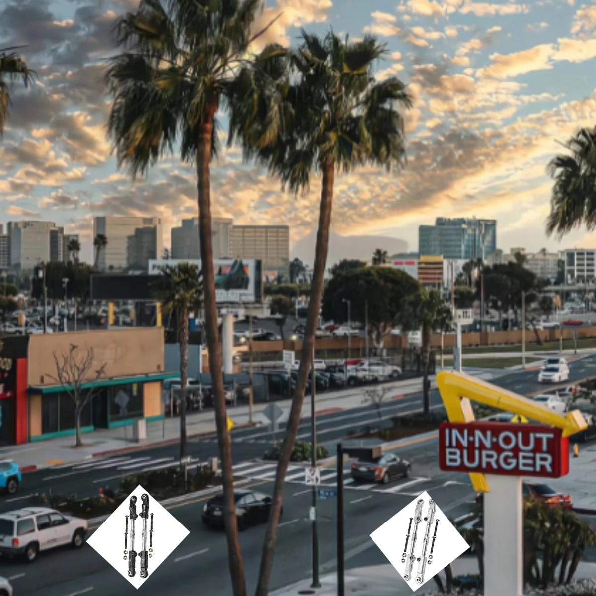 

GPMARRMA 1/8 4WD Talion 6S For Aluminum 7075+Stainless Steel Rear Camber Links