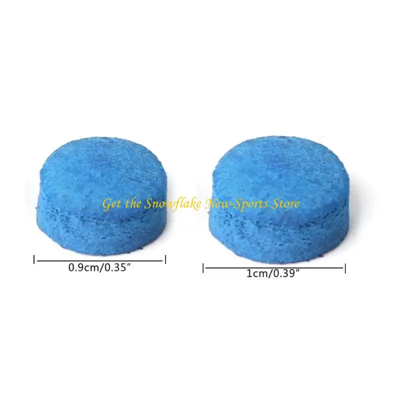 E56D 50x Cue Tips Blue Snooker Cue Tips Pool Cue Tips Billiard Tips Snooker Cue Tips