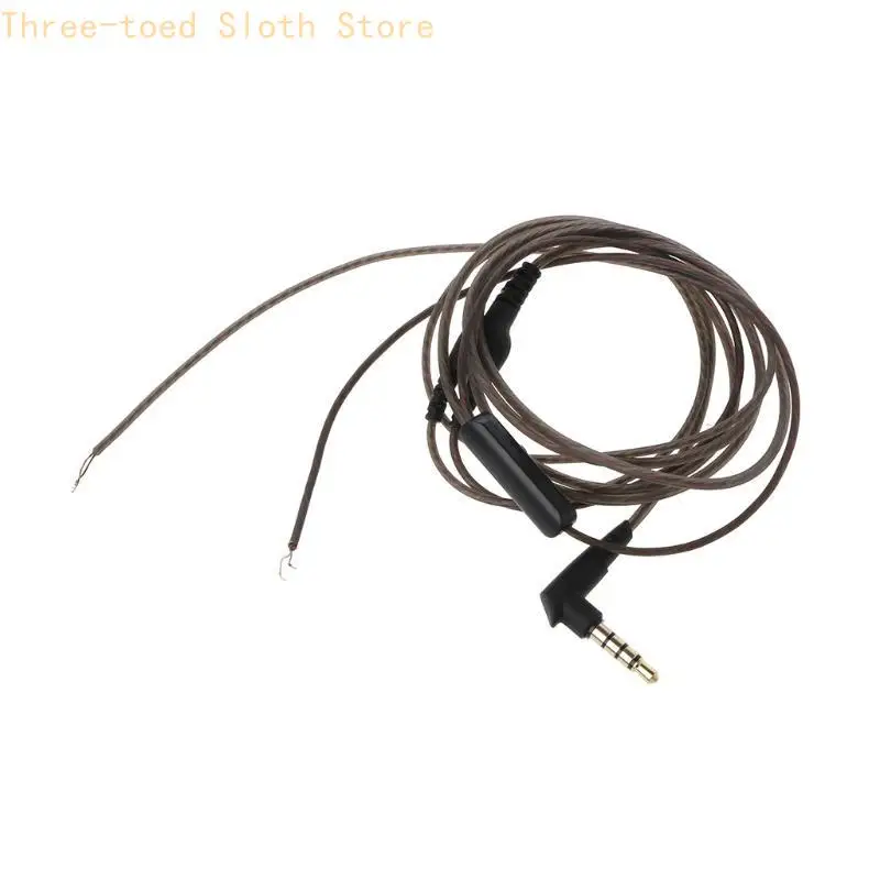 헤드폰 마이크 케이블 코드 3.5mm 인터페이스 명확한 사운드 오디오 코드 1.2M E74A