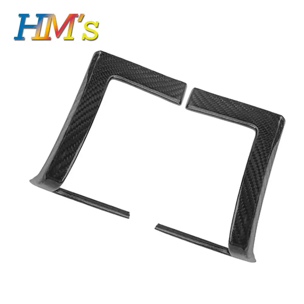 For Mini Cooper F55 F56 F57 Car Dashboard Center Console Middle Air Vent Outlet Frame Real Hard Carbon Fiber