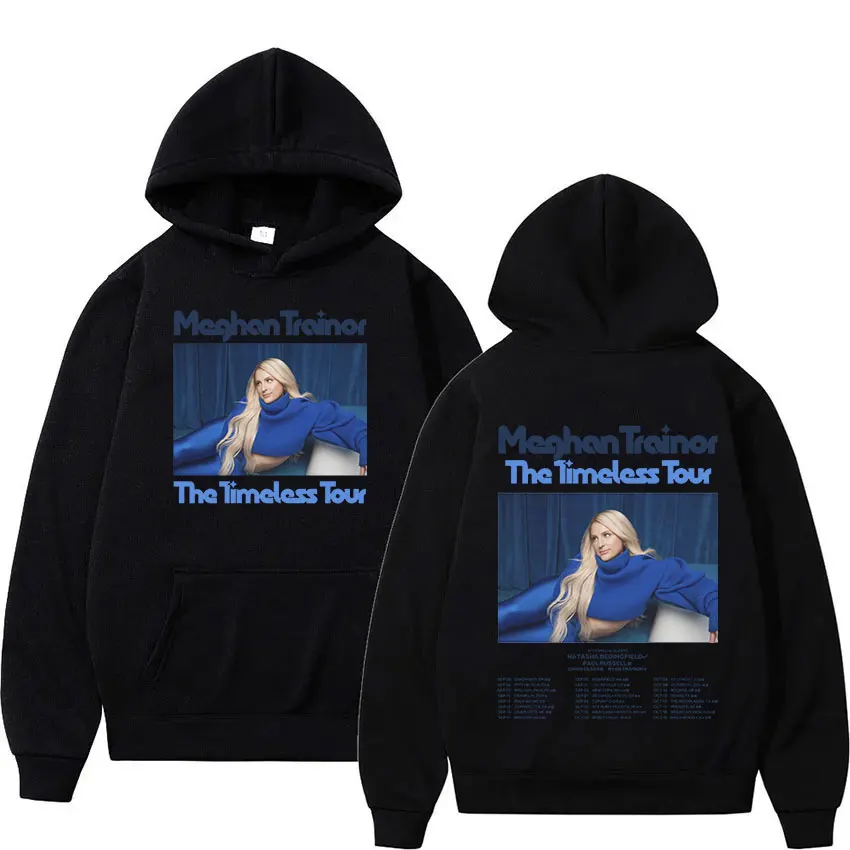 

Singer Meghan Trainor The Timeless Tour 2024 Print Hoody Man Women Fashion Casual Pullover Oversized Sweatshirt Hip Hop Clothing