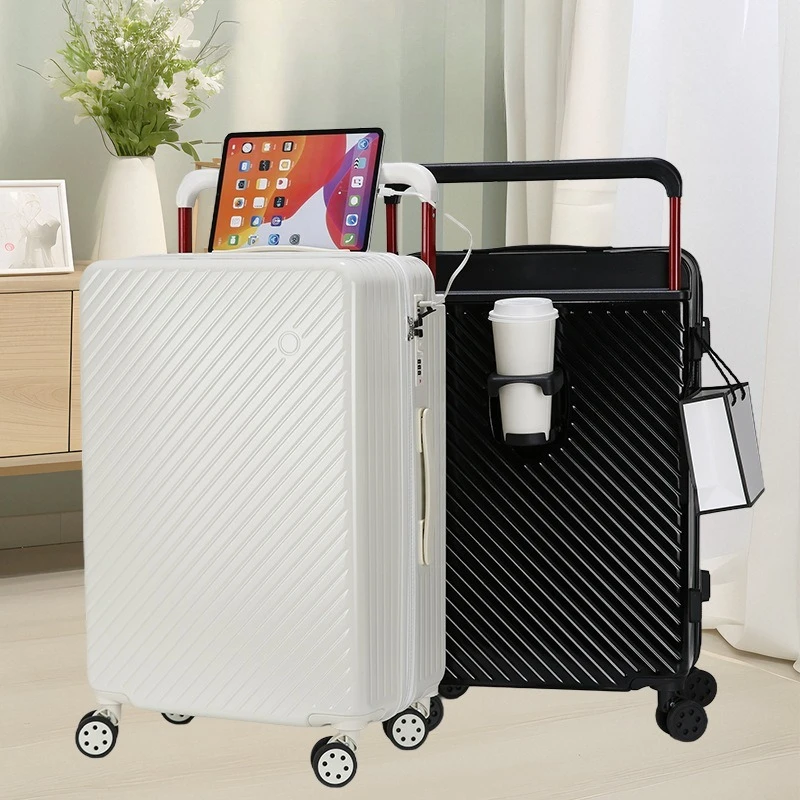 سفر الأعمال هارد شل سبينر الأمتعة 20 24 بوصة المقصورة TSA قفل توسيع خفيفة الوزن دائم سعة كبيرة مقبض واسع #1