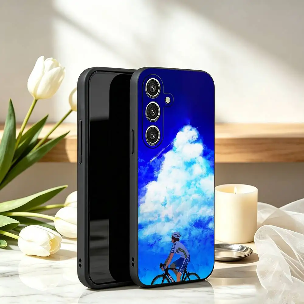 Yowamushi P-Pedal Anime Phone Case For Samsung Galaxy A73,A72,A71,A70,A53,A52,A51,Soft Silicone Black Cover