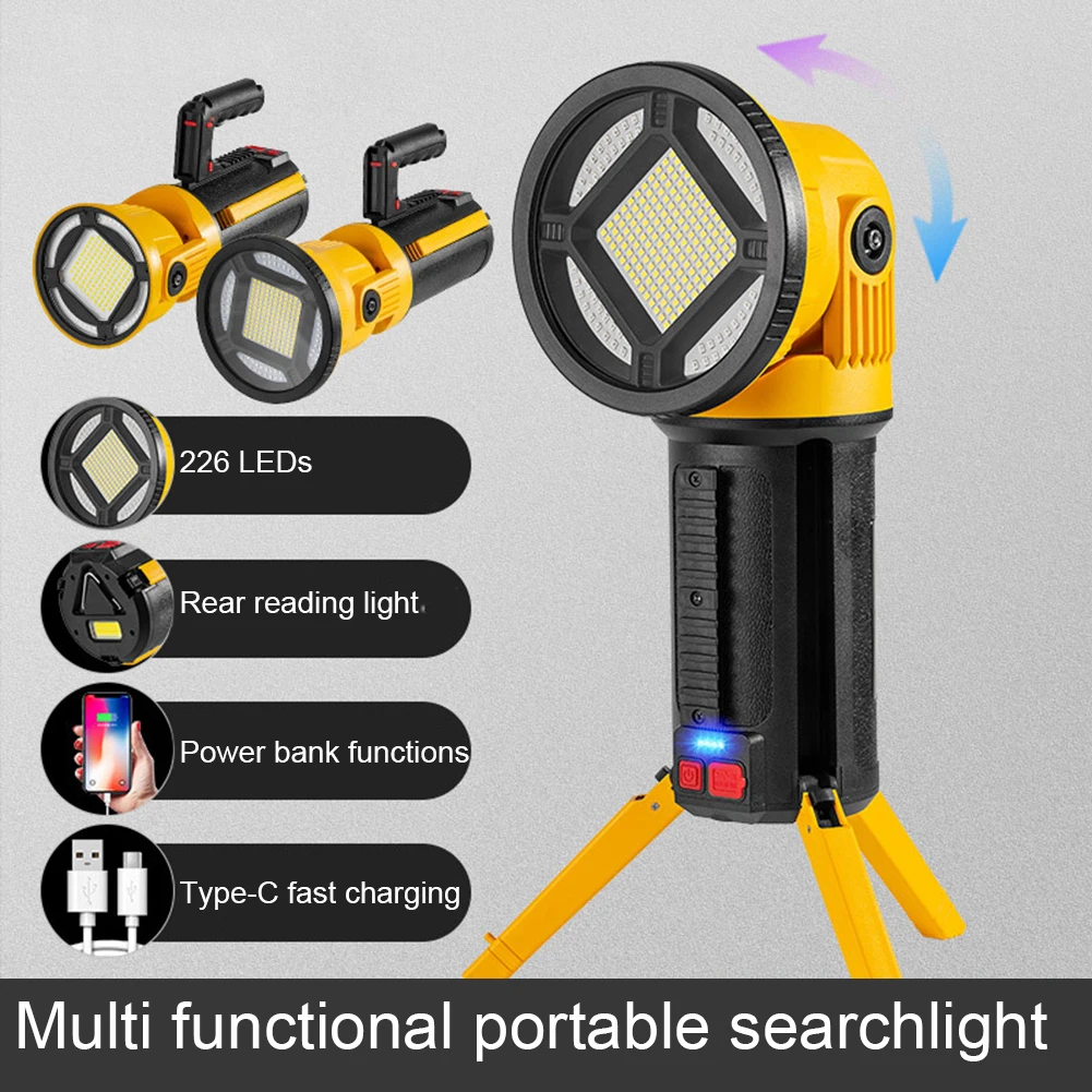 Led Super Bright Rechargeable Flashlight With High Medium Low Frequency Flashing Portable Outdoor Waterproof Camping Flashlight