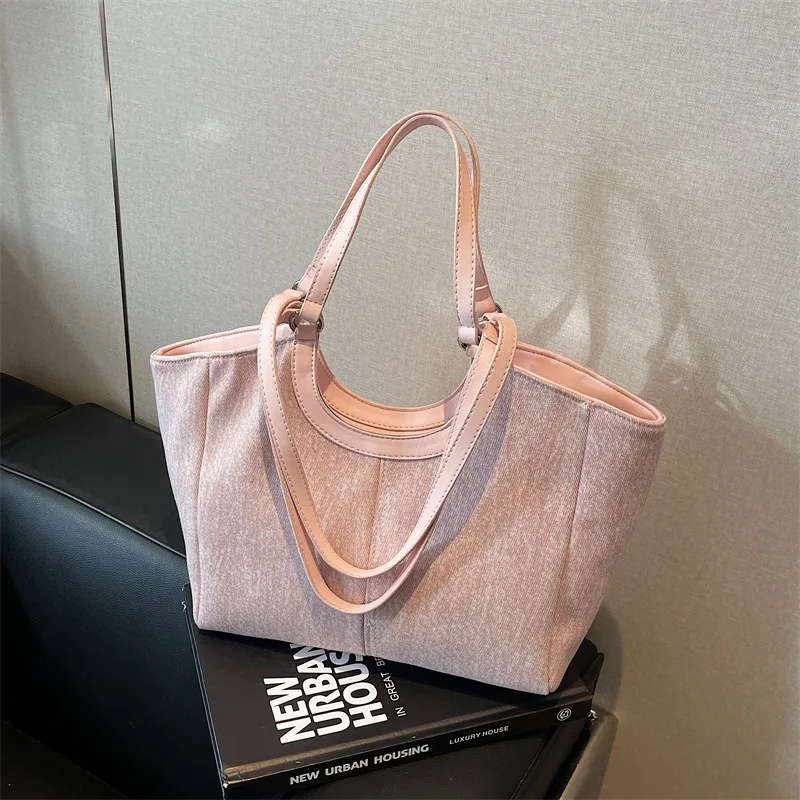 

Single shoulder for Women High Quality New in Vintage Ladies Tote Bags Pu Leather Korean Luxury Designer Female Handbags