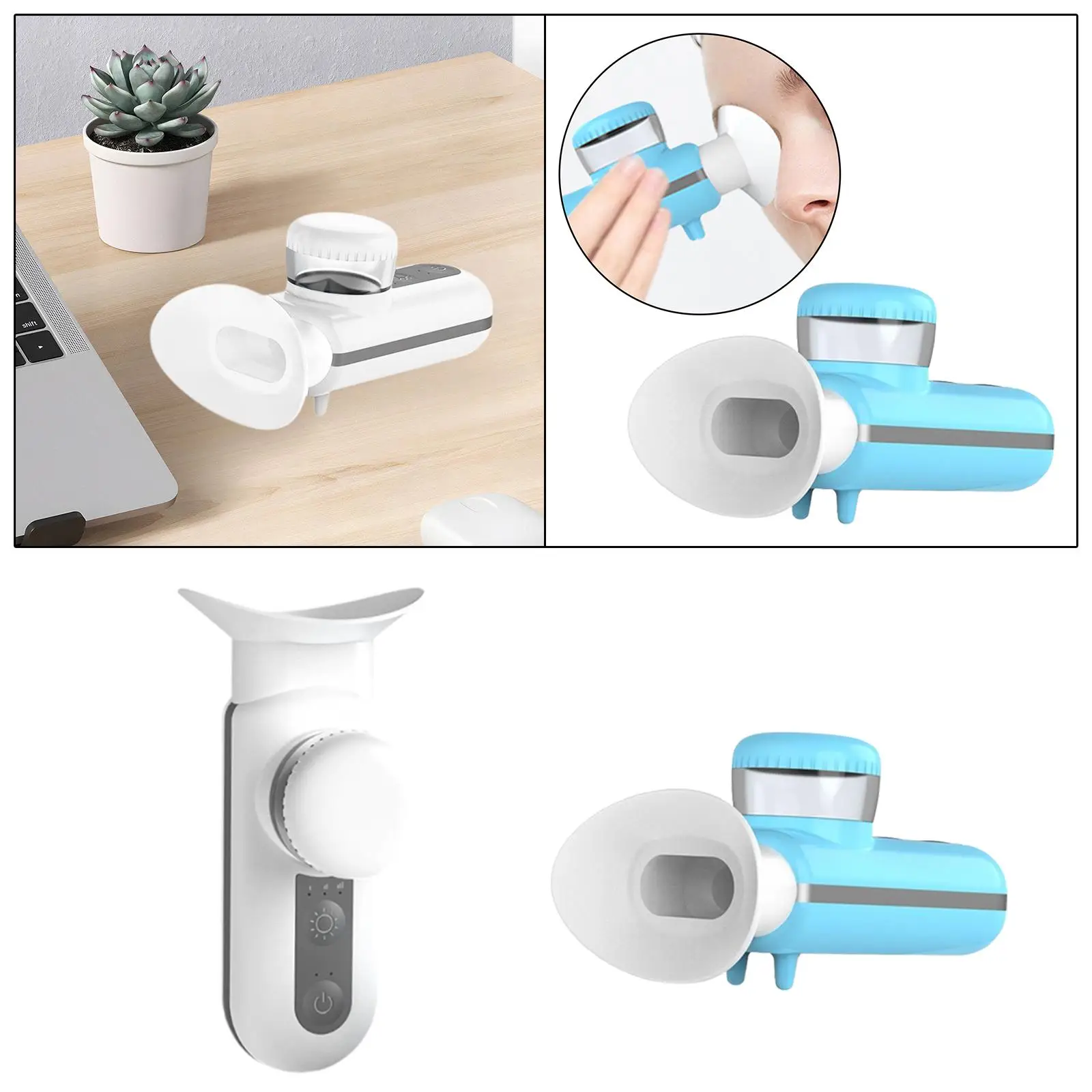 Распылитель для глаз с подогревом для домашнего офиса, путешествий, регулируемый 2-режимный распылитель для глаз