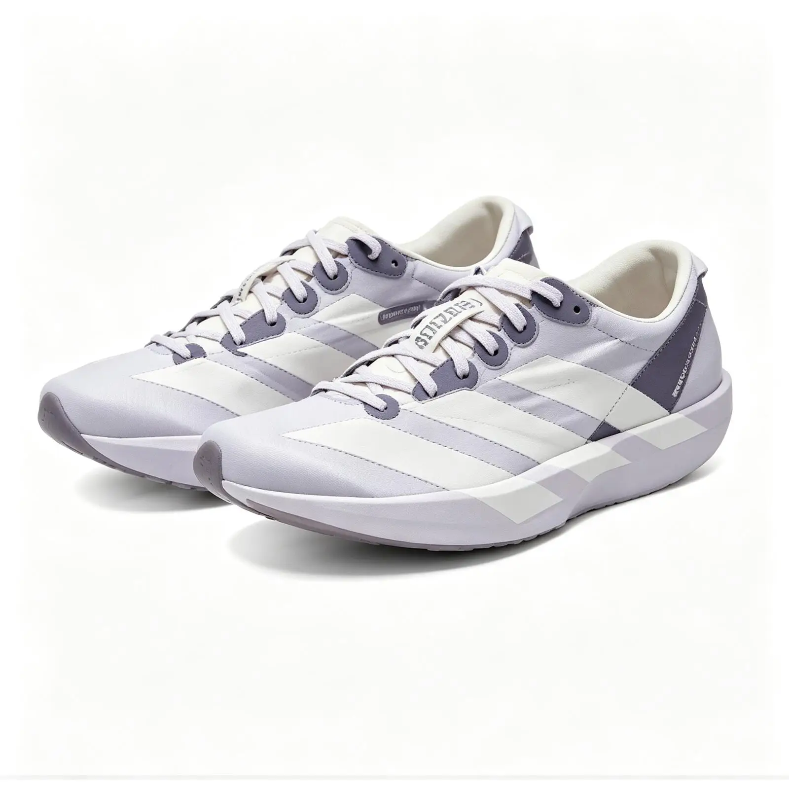 Adidas ADIZERO ADIOS 9 GW8336 Purple White Running Shoes Lightweight Breathable Sneakers Non-Slip Sole Comfortable Sport Shoes