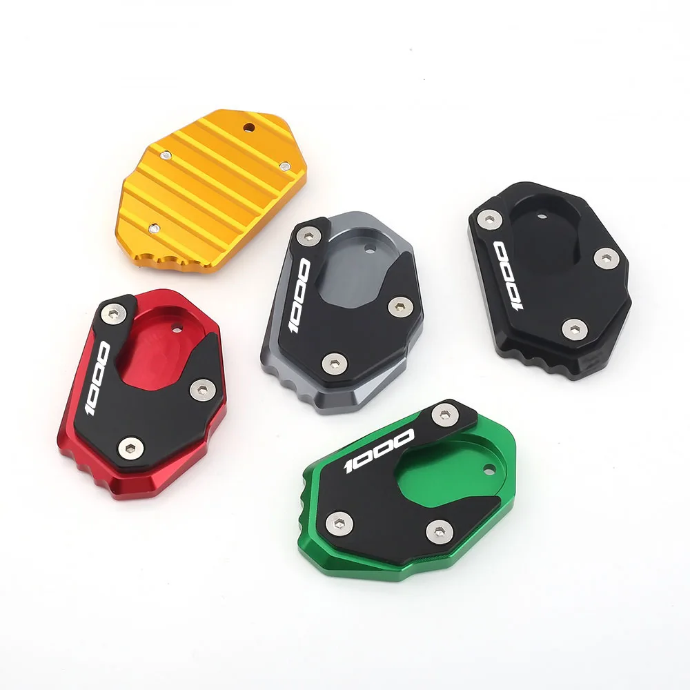 For Kawasaki  Z1000 Z 1000 Motorcycle Kickstand Foot Side Stand Extension Pad Support Plate Accessories 5 Colors