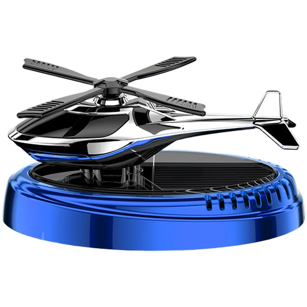 Car Air Freshener Solar Powered Rotating Airplane Aromatherapy Diffuser with Ventilation Holes for Optimal Scent Spread