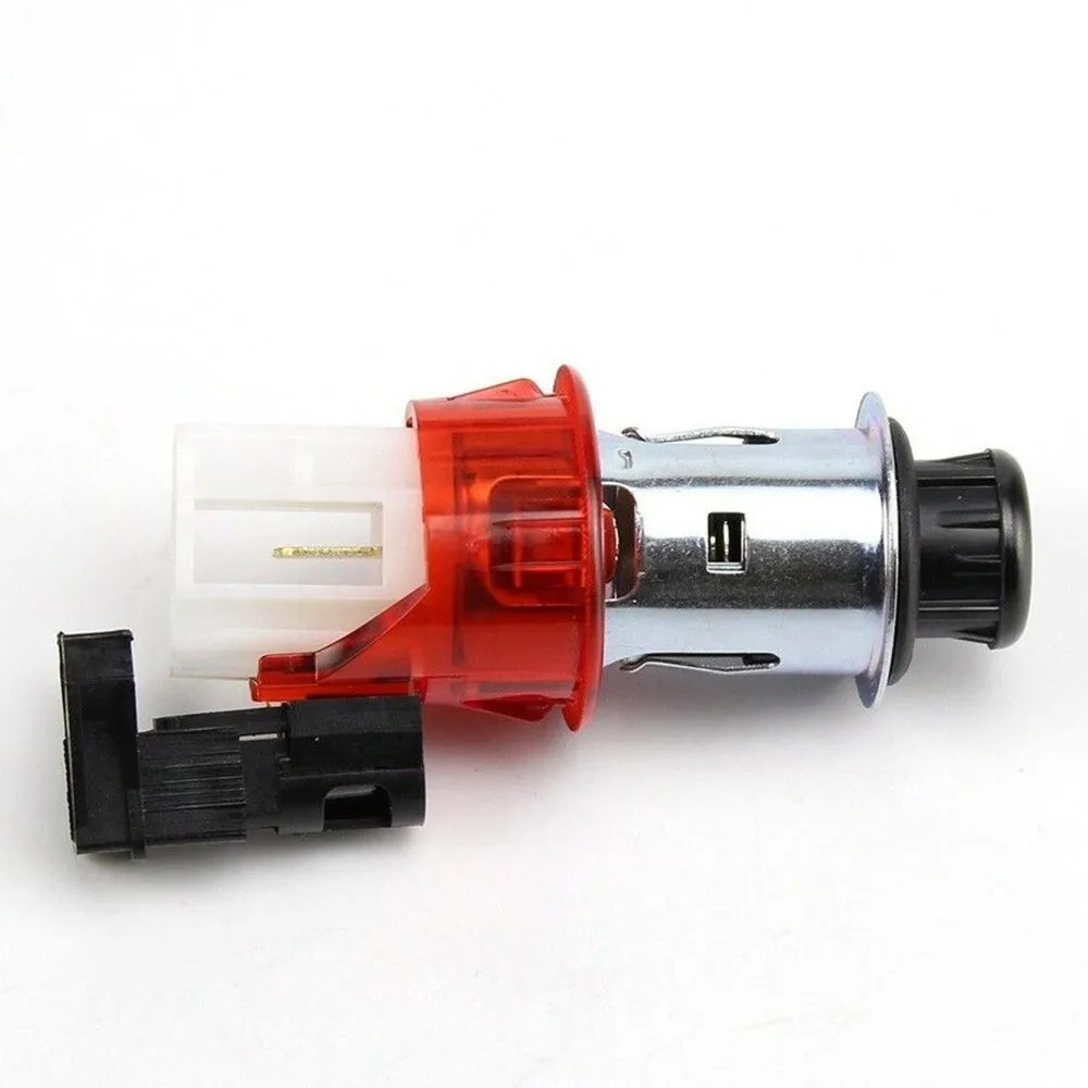 1J0919307 Red Cigarette Lighter Assembly USB Charger for VW Bora Eos Polo Passat Sharan Amarok Seat Ibiza Leon 1J0 919 307 9B9