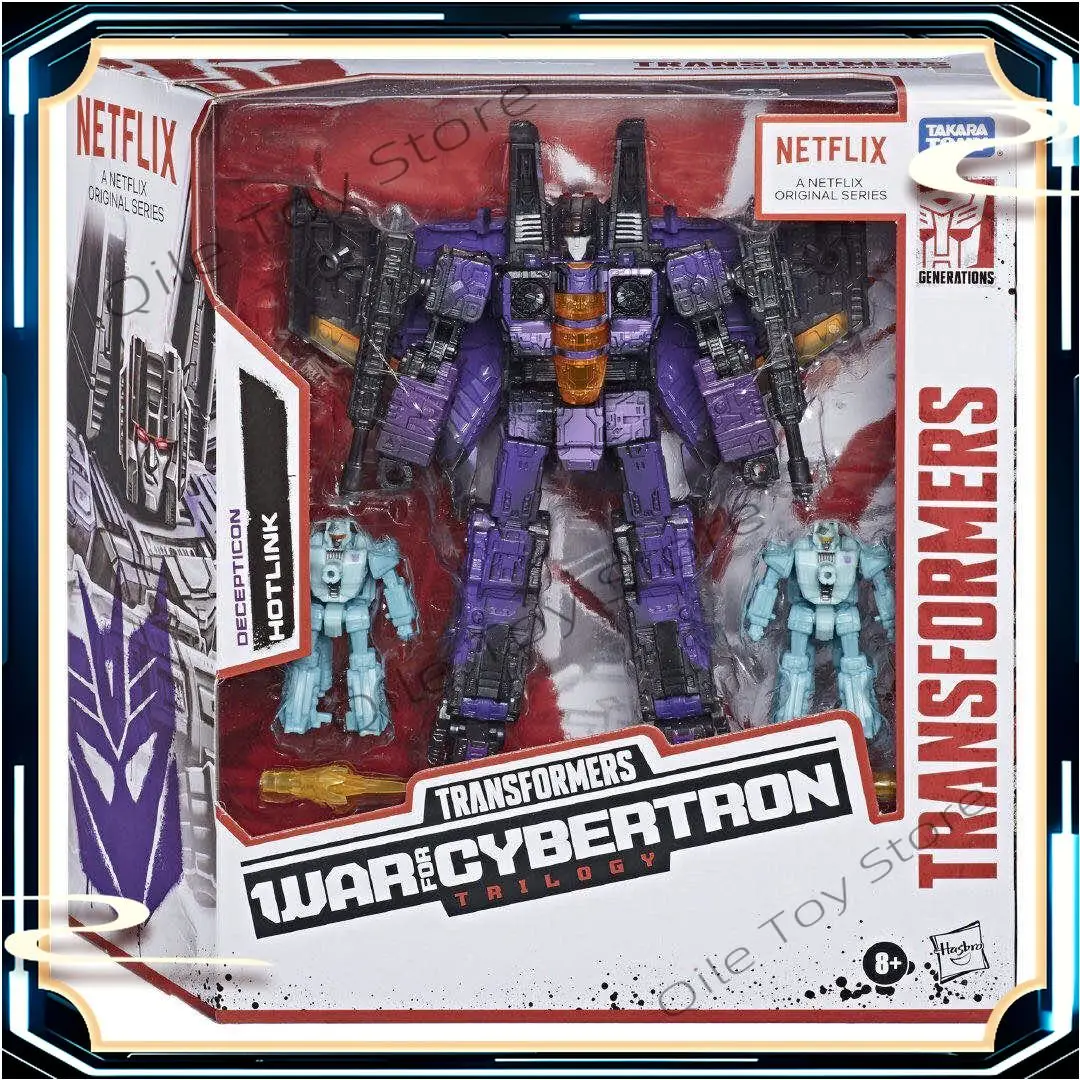 Op voorraad getransformeerd speelgoed Final Battle of Cyborg WFC Siege Hot Flow Chain 3C Action Figure Collection Gift