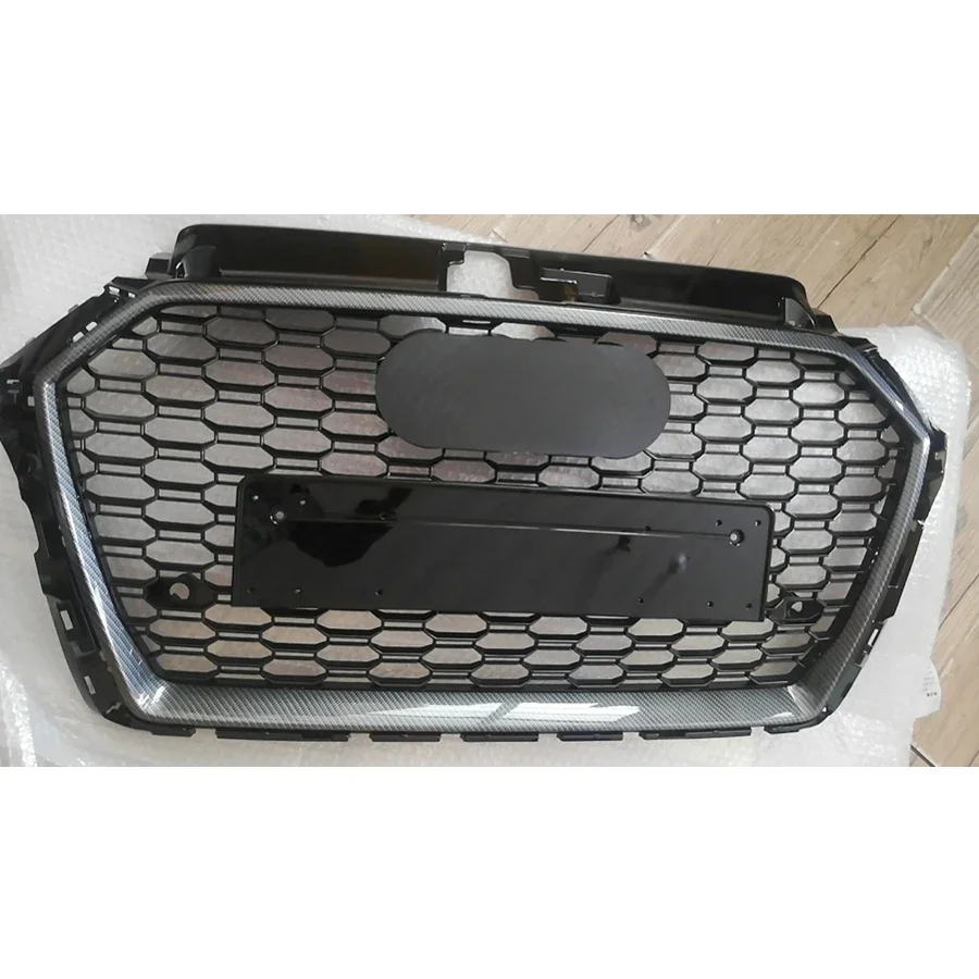 

Racing Grills Front Hood Grille Car Front Bumper Grill Center Grille for RS3 Grill for A3/S3 8V.5 2017-2020