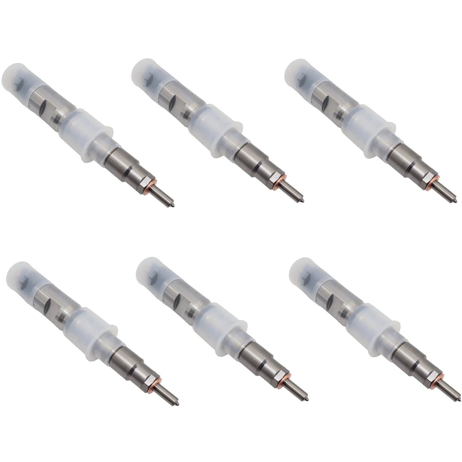 6 шт. топливных форсунок 445120258 подходят для экскаваторов Doosan DX340LC-5 DX350LC-5