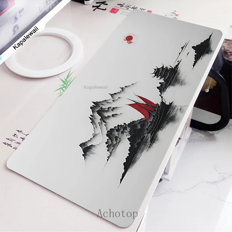 Mountain Serenity Japanese Style Art Mouse Pad Gaming Laptop Game Mouse Mat Office Mousepad Large Desk Mat Speed Keyboard Pads