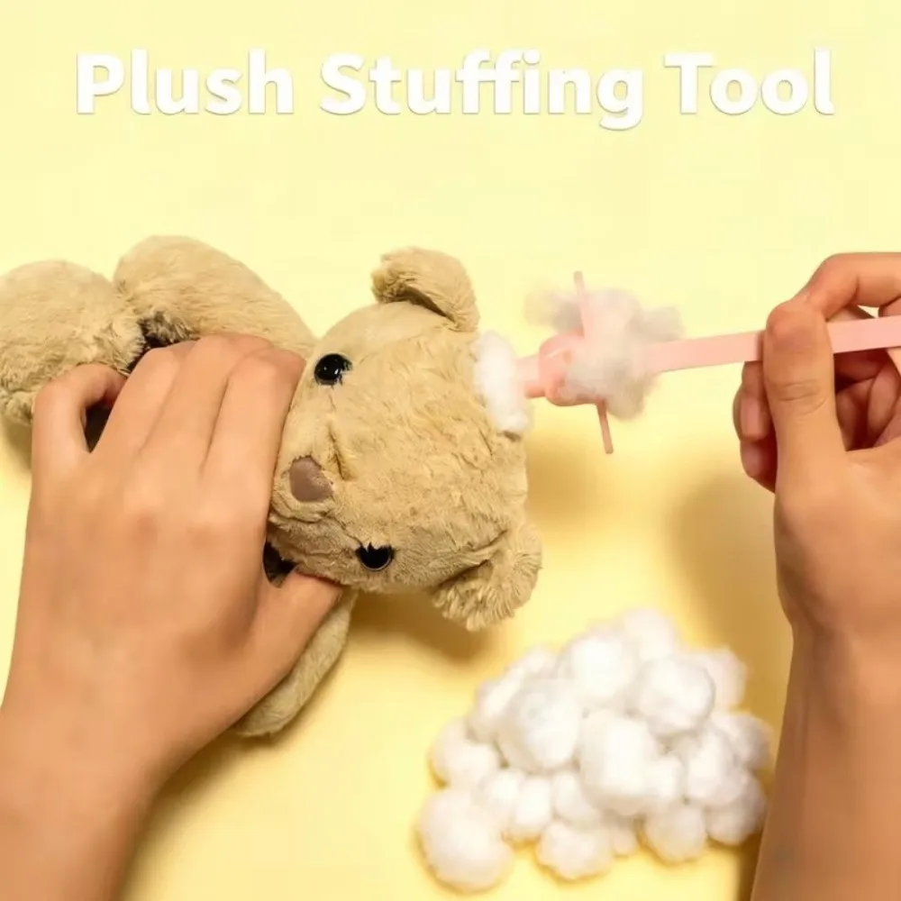1 Set 3D-Printed 3D-Printed Doll Stuffing Tool Set Portable Handheld DIY Stuffing Kit Ergonomic Complete Stuffing Tool Kit